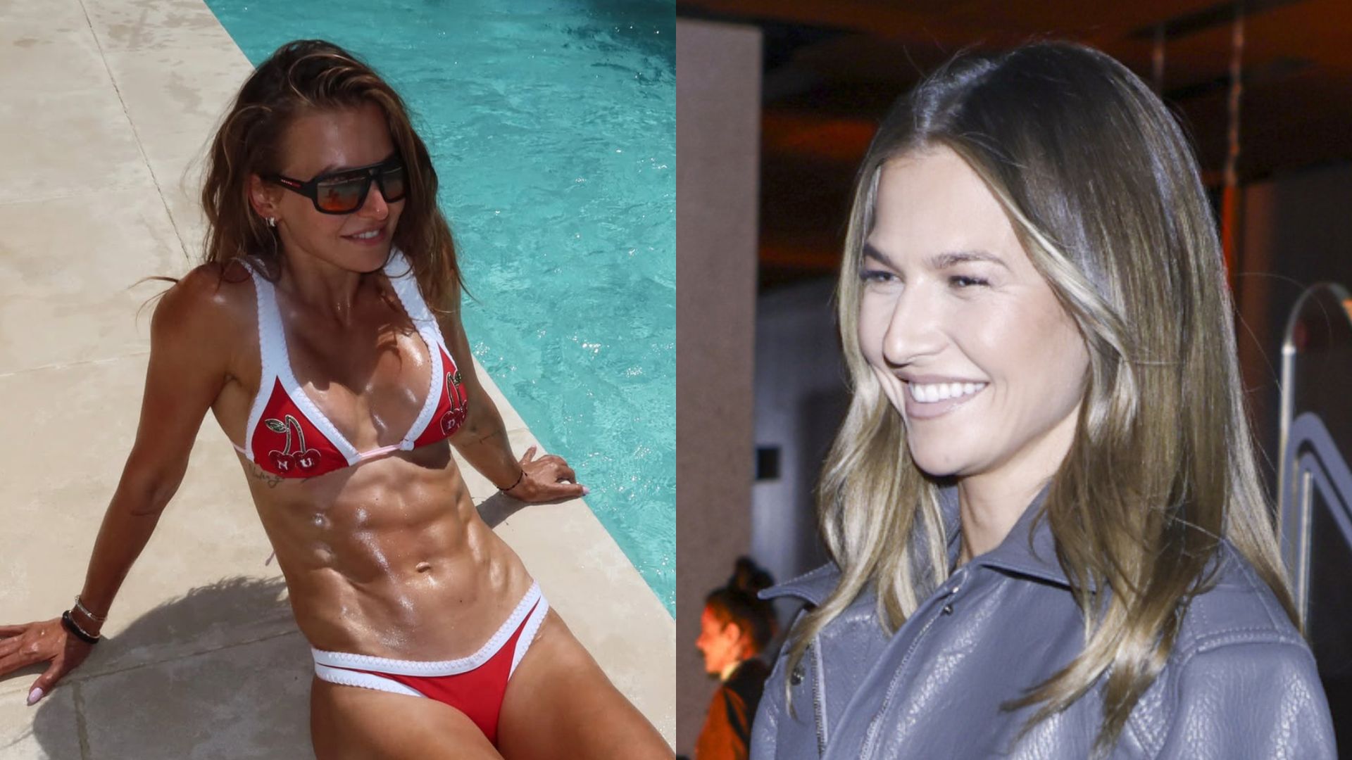 Strzaskana na mahoń Anna Lewandowska smaży zabójcze mięśnie brzucha nad basenem: "Drogie lato, jestem gotowa" (FOTO)
