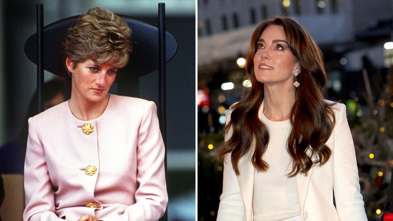 Księżna Diana i księżna Kate