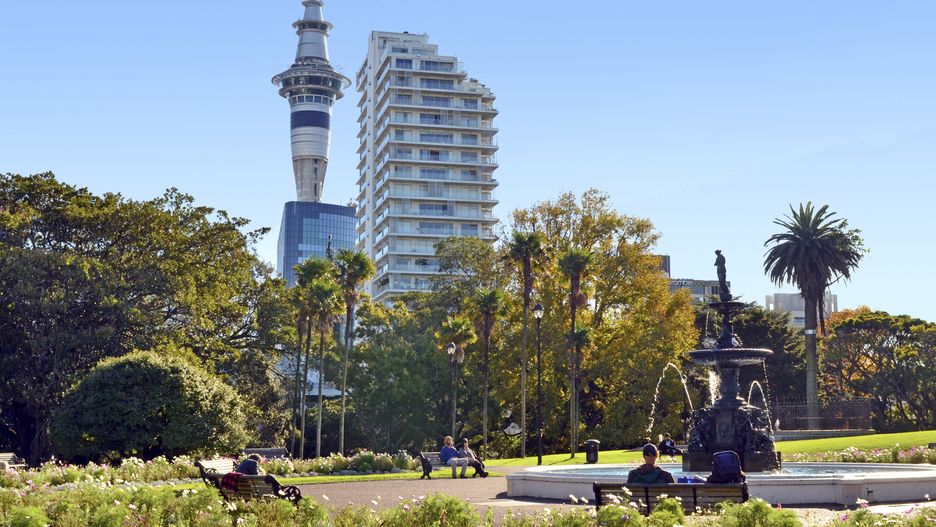 Albert park w Auckland