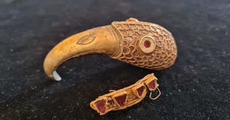 Złota głowa kruka. Odkrycie sprzed 1400 lat