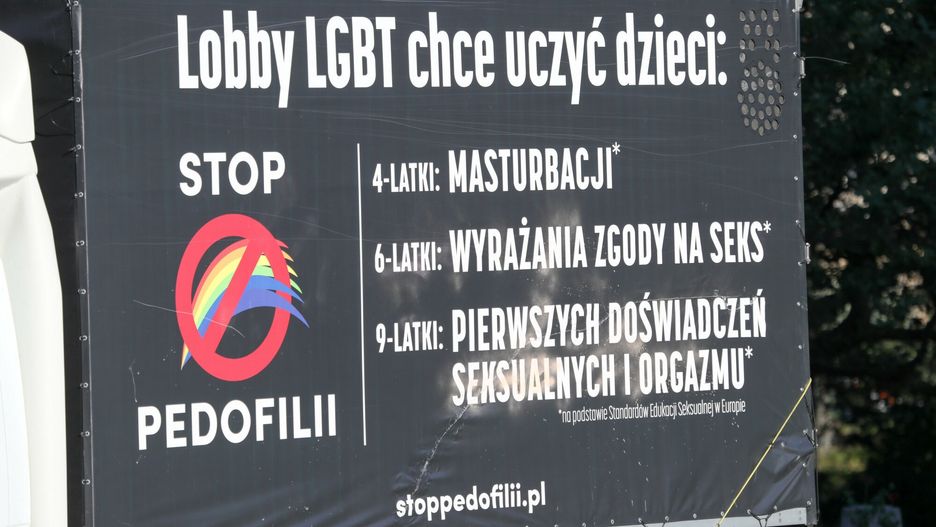 Plakaty anty-LGBT (zdjęcie ilustracyjne)