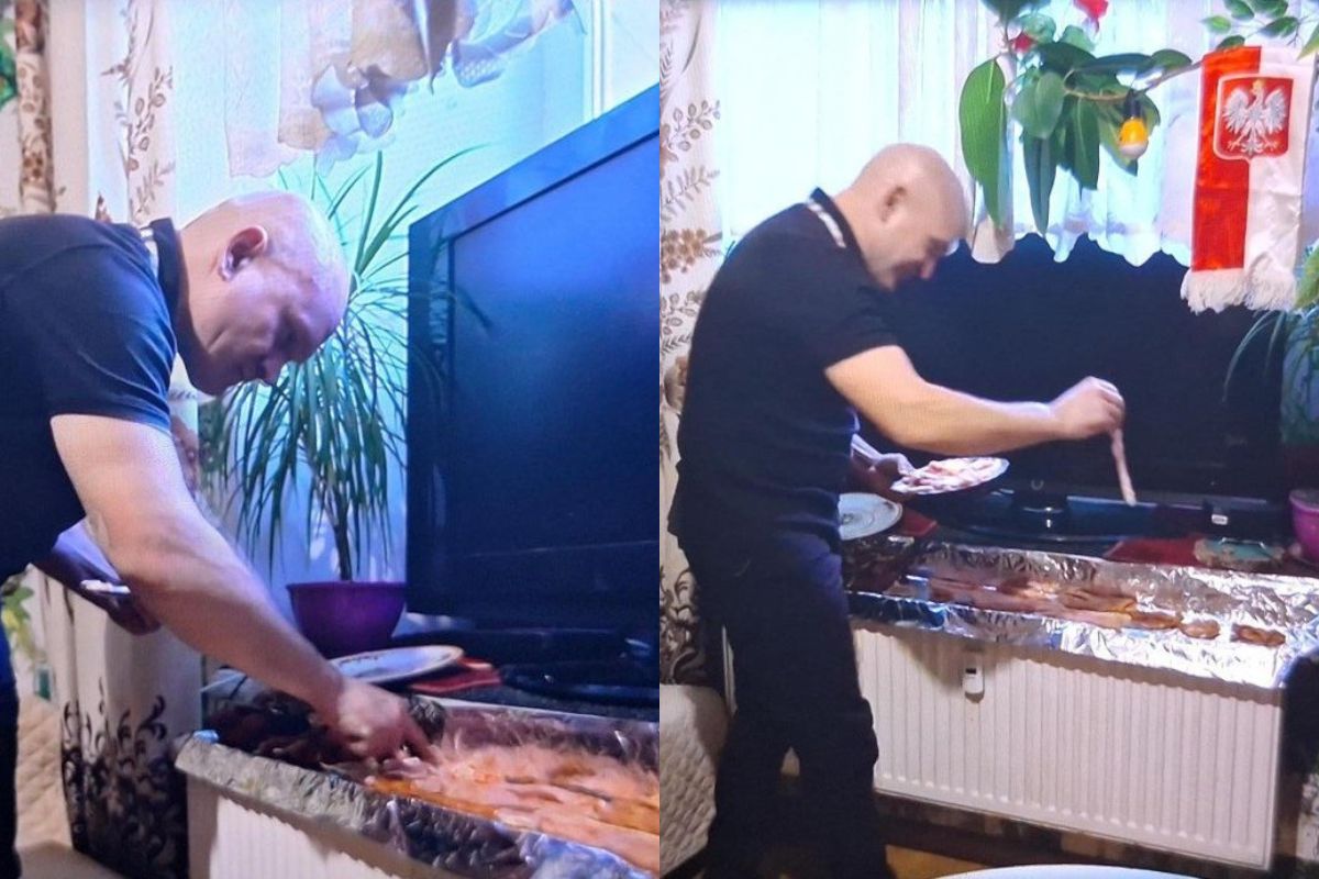Robert z "Chłopaków do wzięcia" lubi piec mięso na kaloryferze