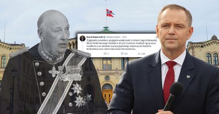 Król Harald V nie żyje. Nawrocki złożył kondolencje