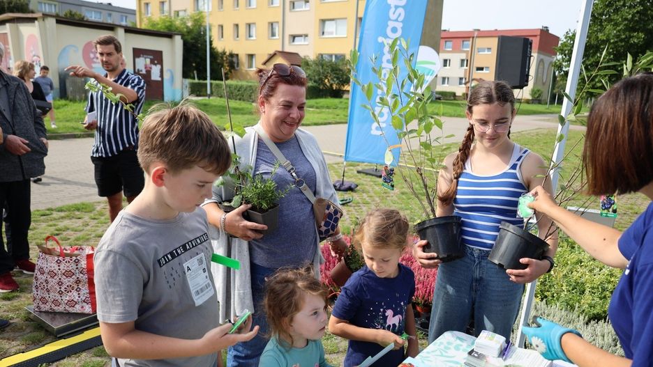 Drzewko za surowce wtórne w Redzie