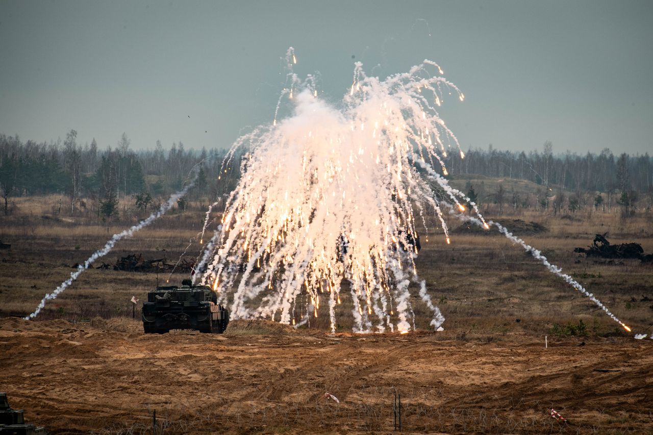 NATO exercises in Latvia. November 2024