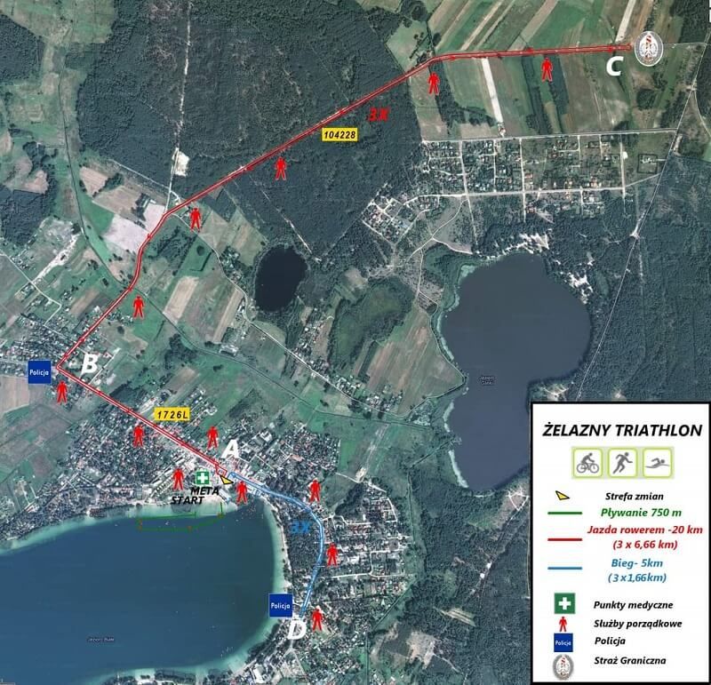 Trasa Żelazny Triathlon