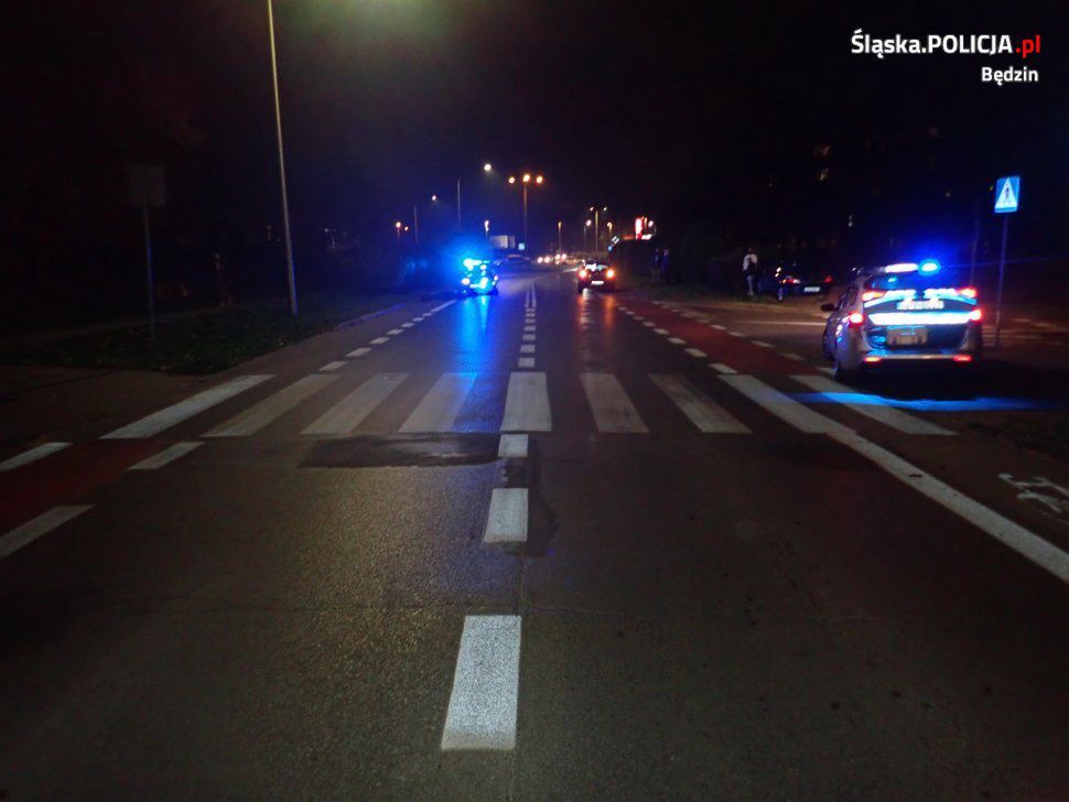 W Będzinie samochód śmiertelnie potrącił 51-letnią kobietę.