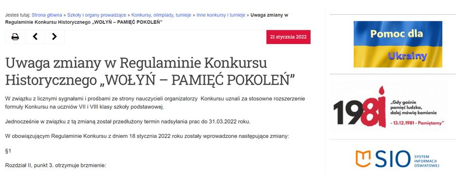 Wołyń - Pamięć Pokoleń