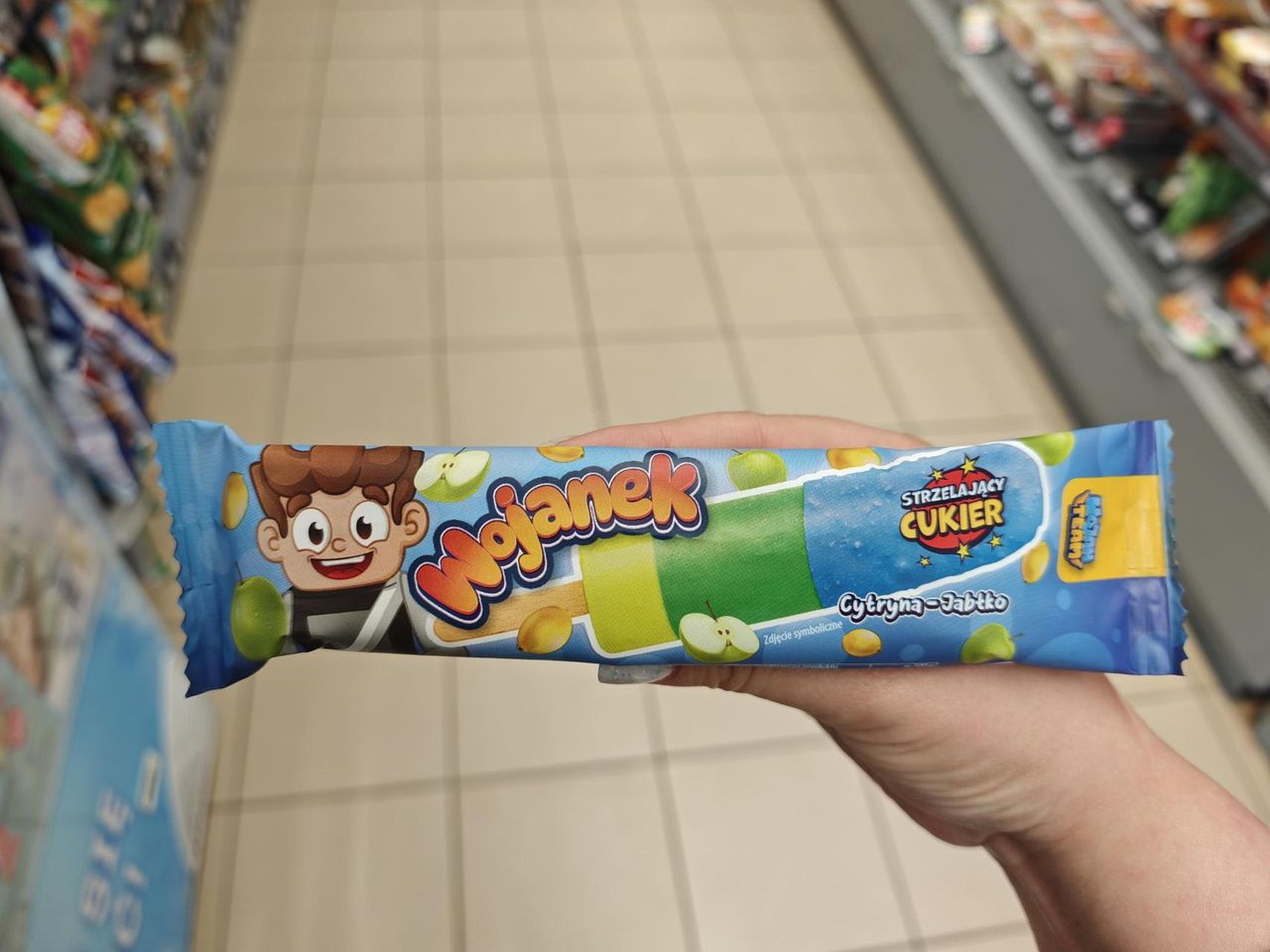 Lód Wojanek o smaku cytryna-jabłko