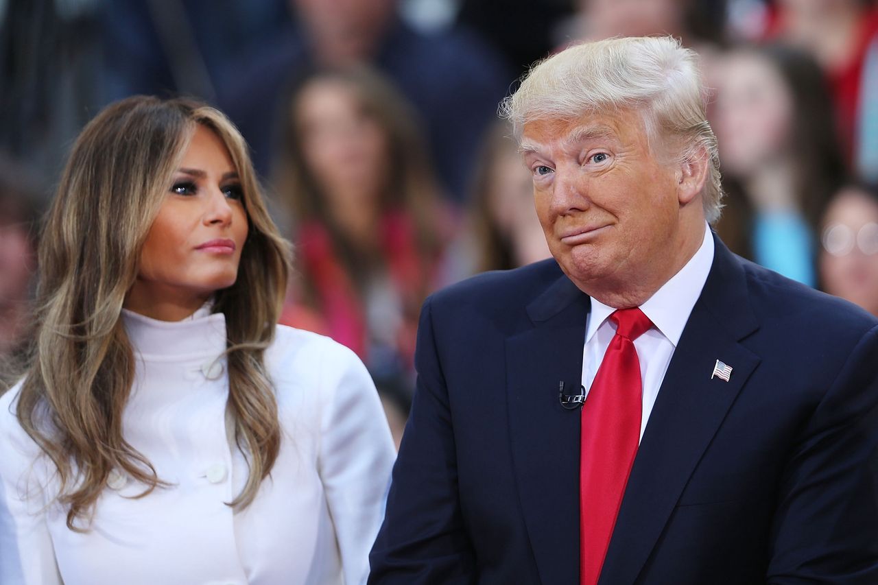 Donald Trump popełnił gafę. Melania Trump świetnie wybrnęła z tej sytuacji