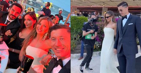 Wystrojeni Anna i Robert Lewandowscy błyszczą na piłkarskiej gali na Sardynii (ZDJĘCIA)