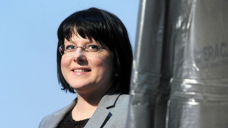 Fot. Tomasz Urbanek/East News, Warszawa, 27.02.2019. Prezentacja loga i nazwy Koalicji Propolskiej. N/z: Kaja Godek.