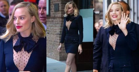 Margot Robbie odsłania nogi w Nowym Jorku