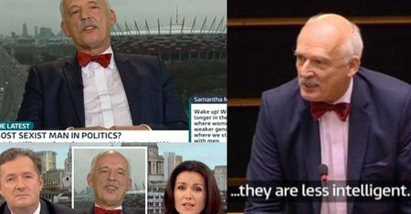 Piers Morgan do Janusza Korwin-Mikkego: "Jesteś obrzydliwą, szowinistyczną świnią!"