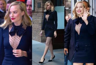 Margot Robbie odsłania nogi w Nowym Jorku