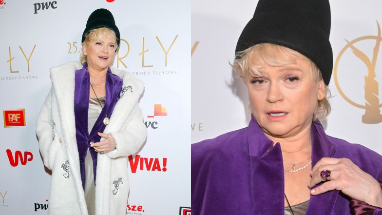 Orły 2023. Katarzyna Figura zaskoczyła wielowarstwową stylizacją