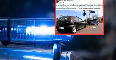 Tak 65-latek jechał oplem w Kaliszu. Badanie wykazało, że był trzeźwy