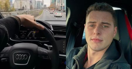 Adam Zdrójkowski pędził 125 km/h po ulicach Warszawy, łamiąc przepisy ruchu drogowego. Wideo już ZNIKNĘŁO z sieci