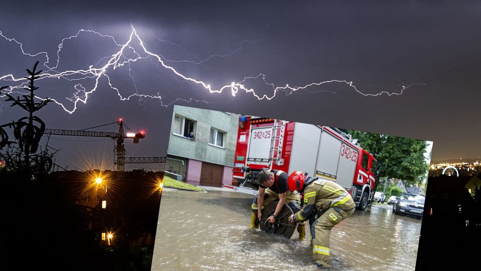 Potężne nawałnice nad Polską