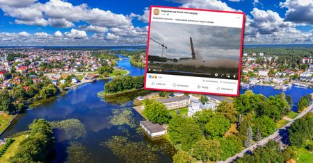 Wysadzony komin runął obok budowanego bloku. "Złośliwość rzeczy martwych"
