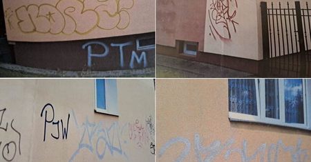 Uliczny artysta zatrzymany. 16- letniemu graficiarzowi wandalowi postawiono zarzuty