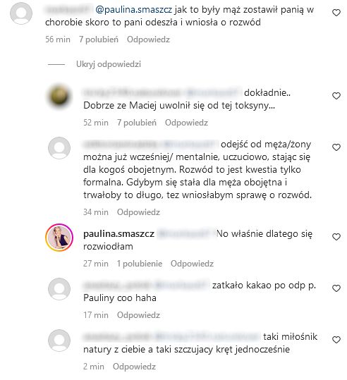 Paulina Smaszcz odpowiada na pytania o utratę posady