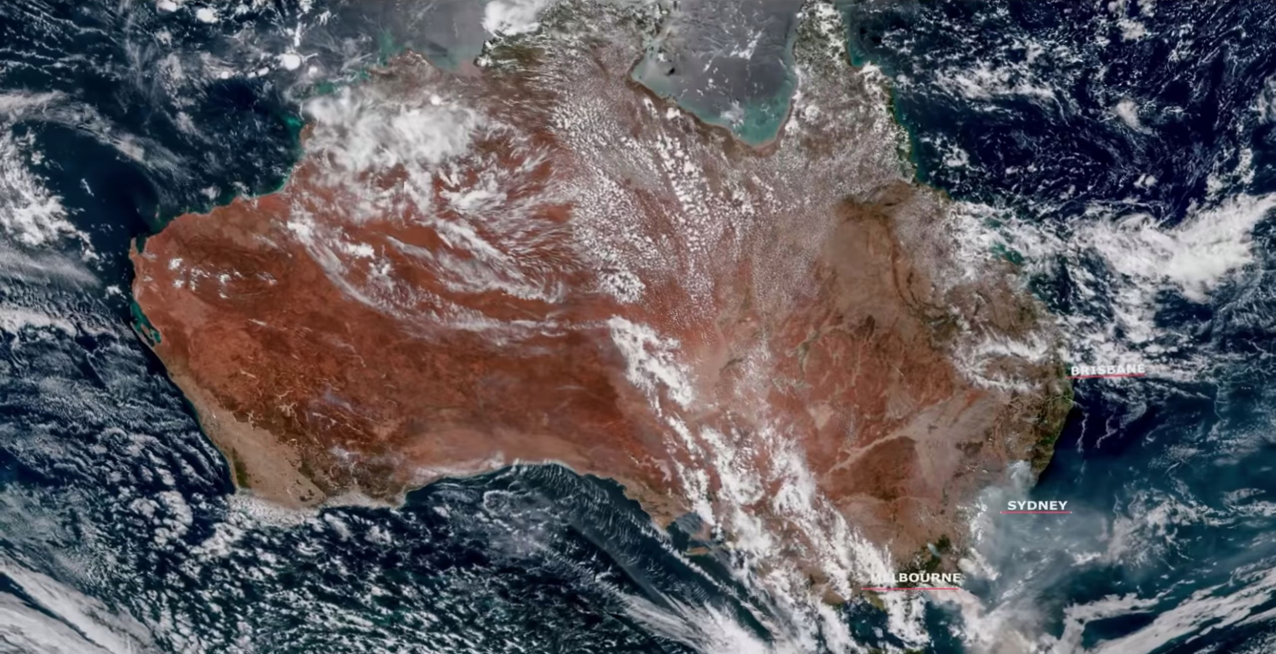 Zdjęcia satelitarne pokazują skalę pożarów w Australii. Są naprawdę ogromne 1