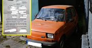 Kupił Fiata 126 p niemal 30 lat temu. Cena powala. Pokazał umowę
