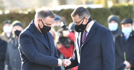 Tajne spotkanie w Pałacu Prezydenckim. Morawiecki u prezydenta Polski