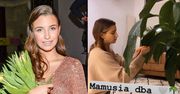 "Żonka" Julia Wieniawa czule przeciera kwiaty szmatką: "MAMUSIA DBA"