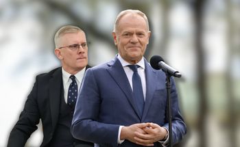 Tusk o dymisji Sławomira Cenckiewicza. Wskazuje na krwawą walkę w Pałacu
