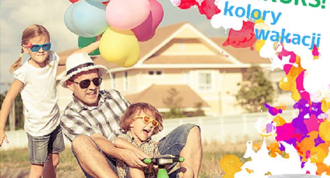 „Kolory wakacji” w RMF FM. Do wygrania zestaw farb i 1000 zł