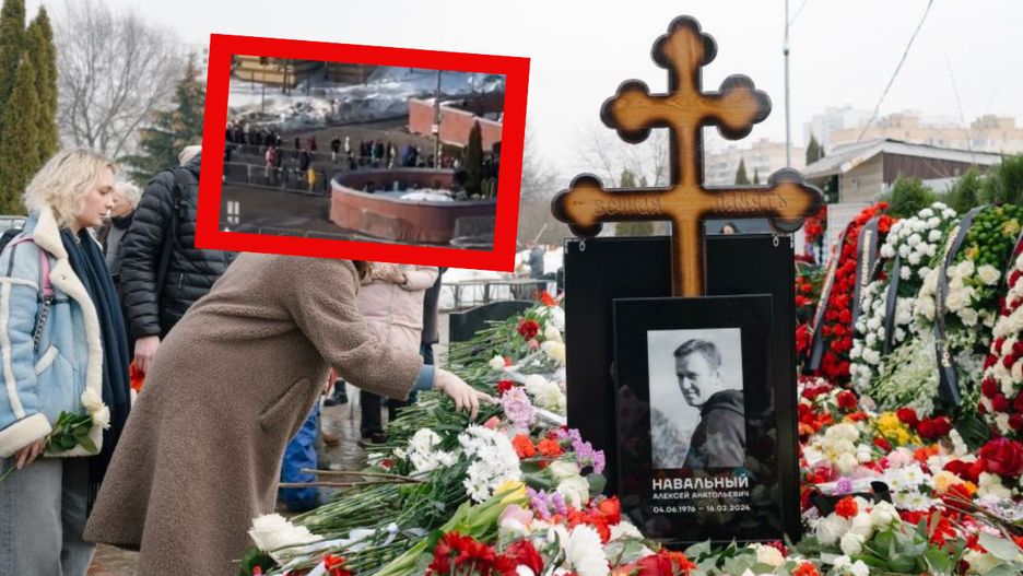 Tłumy pod cmentarzem, aby uczcić Nawalengo
