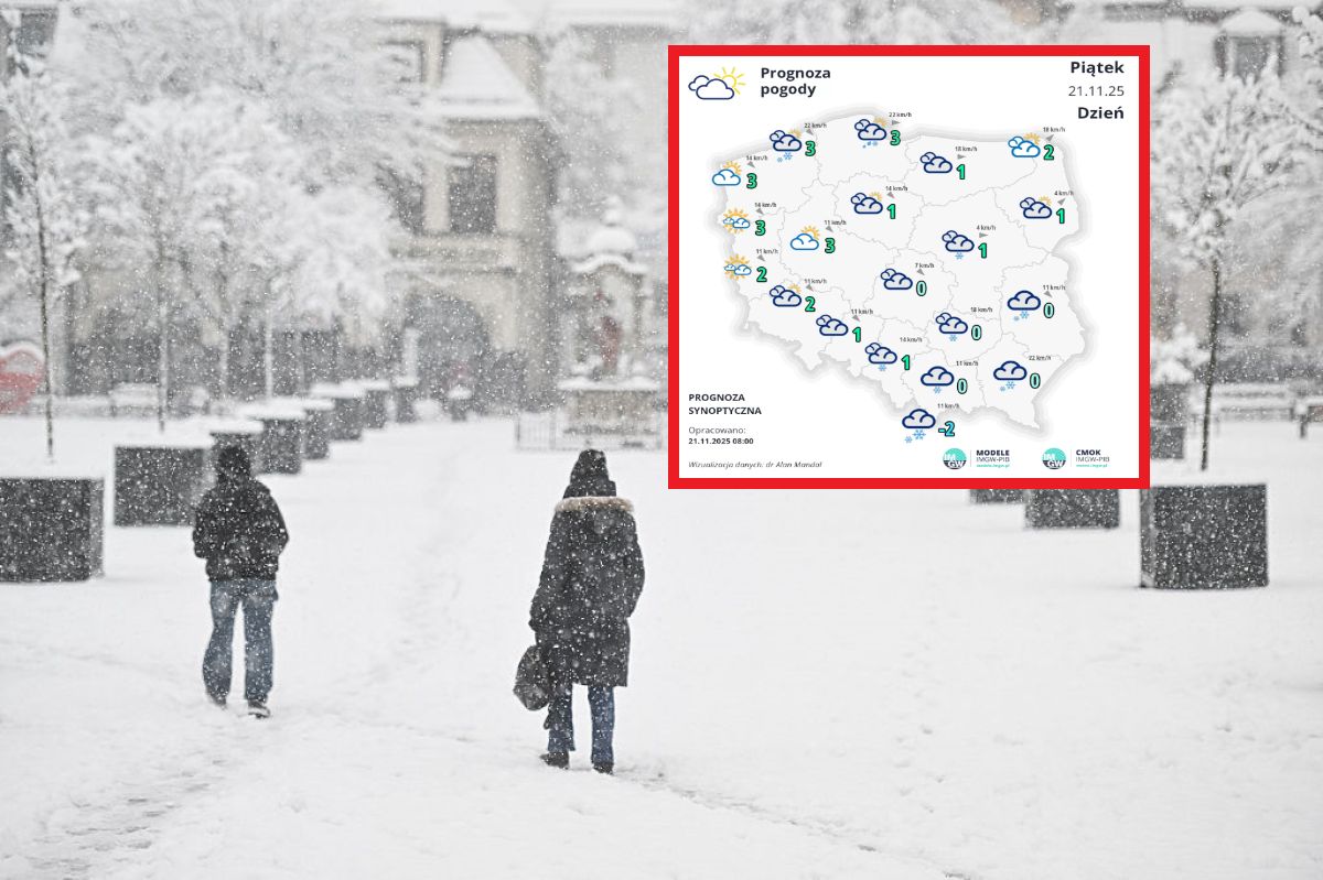 IMGW ostrzega. W tych województwach spadnie do 25 cm śniegu