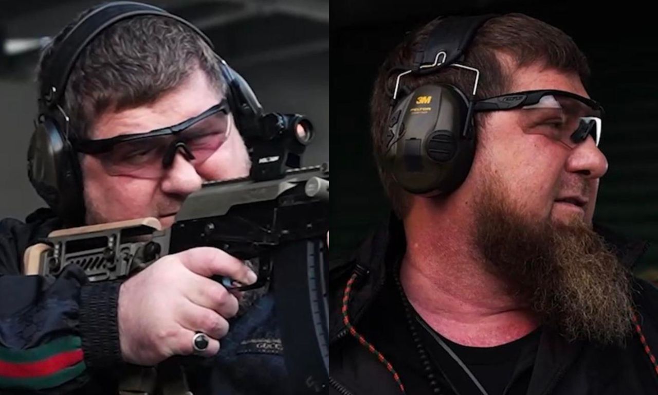 Kadyrov Trains in a Gucci vest, but something else draws attention