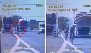 Rowerzyści na autostradzie A4. "Grupa SPEED widziała już wiele"