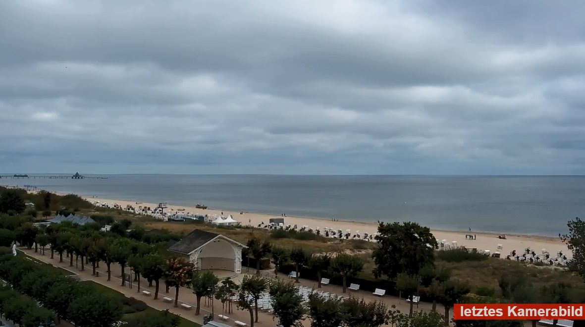 Pustki w Ahlbeck, nieopodal granicy niemiecko-polskiej.