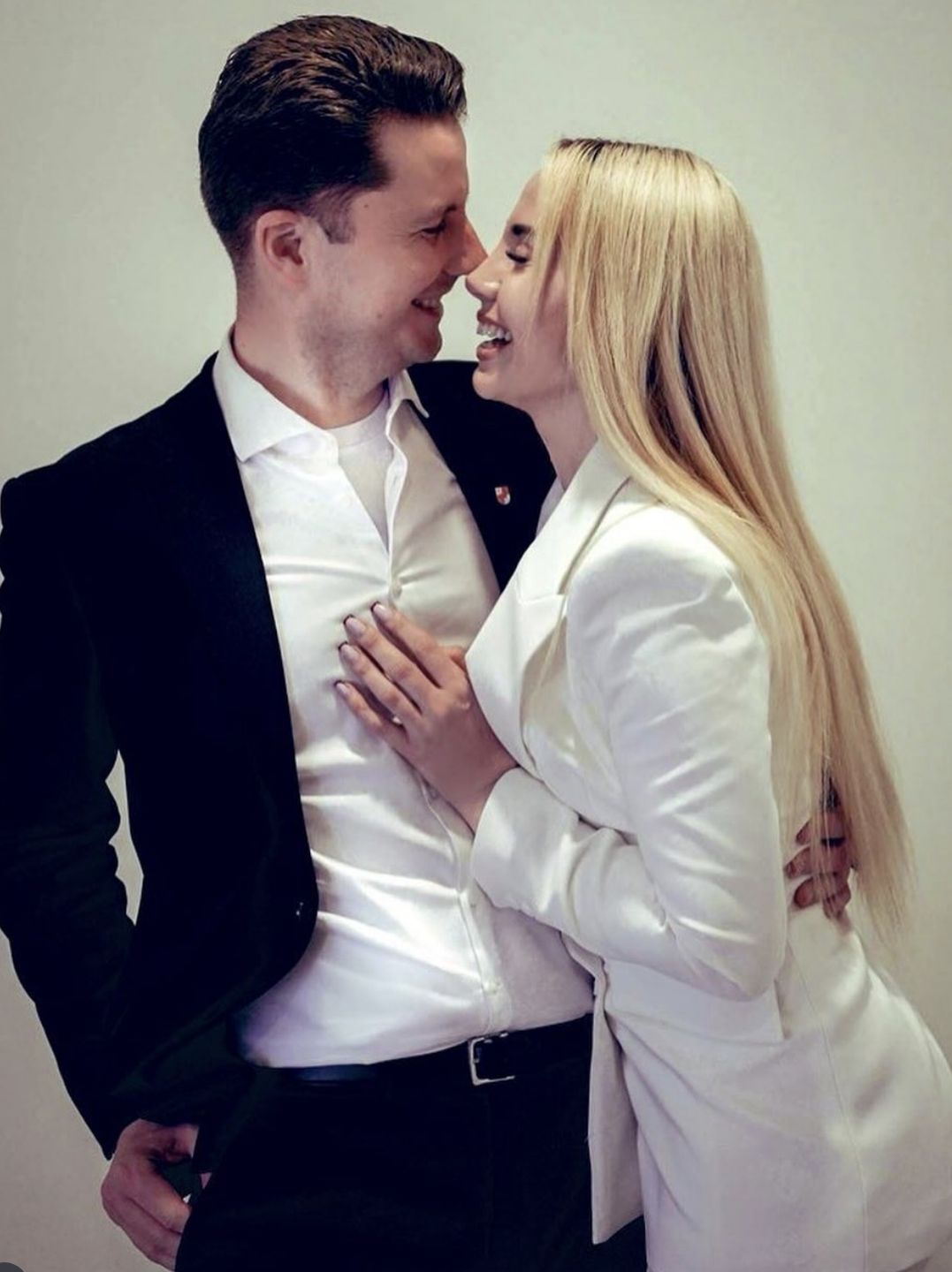 Marianna Schreiber i Piotr Korczarowski