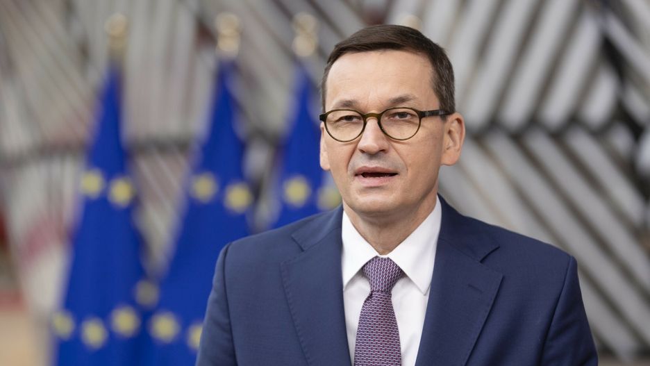 Premier Mateusz Morawiecki na szczycie UE w Brukseli
Polish Prime Minister Mateusz Morawiecki arrives for the first day of an EU Summit in the Europa, the European Union Council headquarter on December 10, 2020, in Brussels, Belgium.   Fot Thierry Monasse/REPORTER
Thierry Monasse/REPORTER