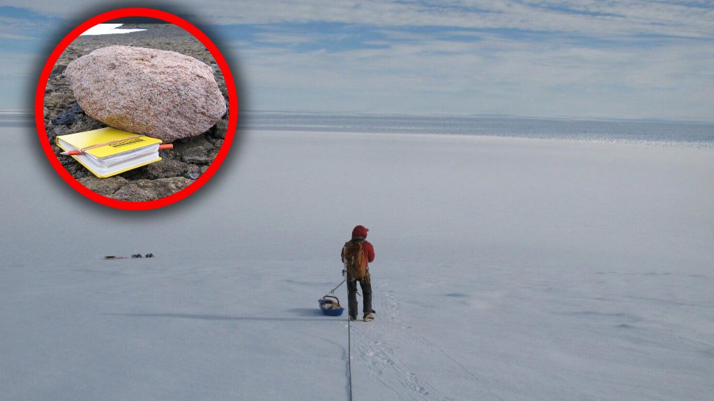 Różowy granit odkryty na Antarktydzie