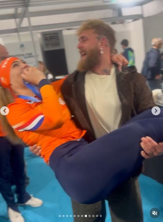 Jutta Leerdam z narzeczonym 