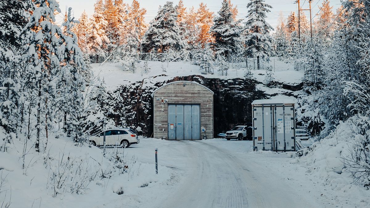 Schron przeciwatomowy w Rovaniemi, w fińskiej Laponii.
