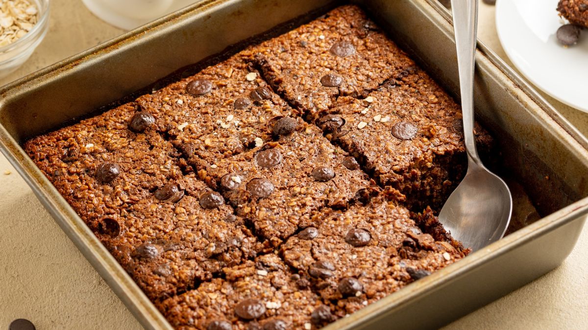 Brownie z płatków owsianych - Pyszności
