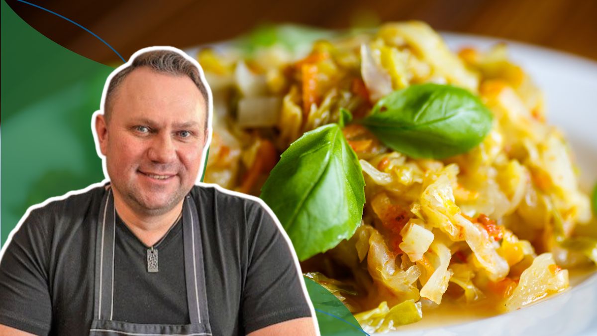 Tomasz Strzelczyk gotuje młodą kapustę na lekko