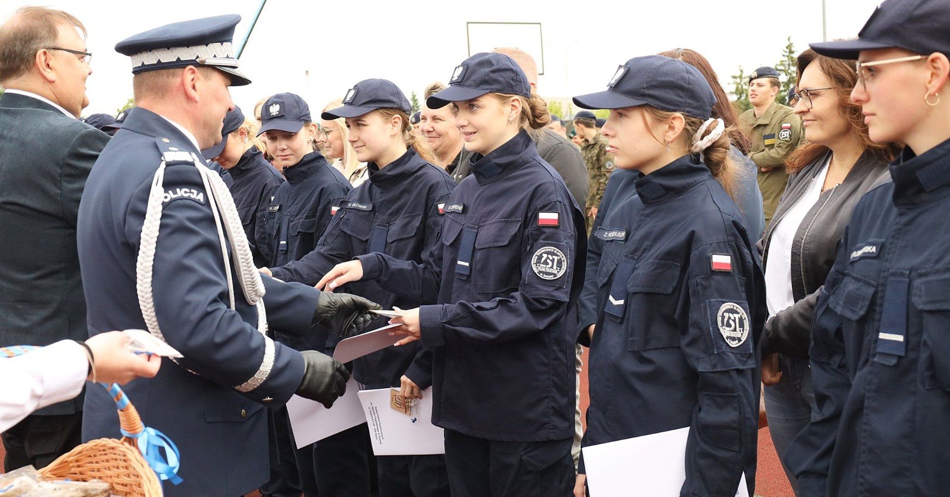 Piąta uroczysta defilada uczniów ZST Śrem