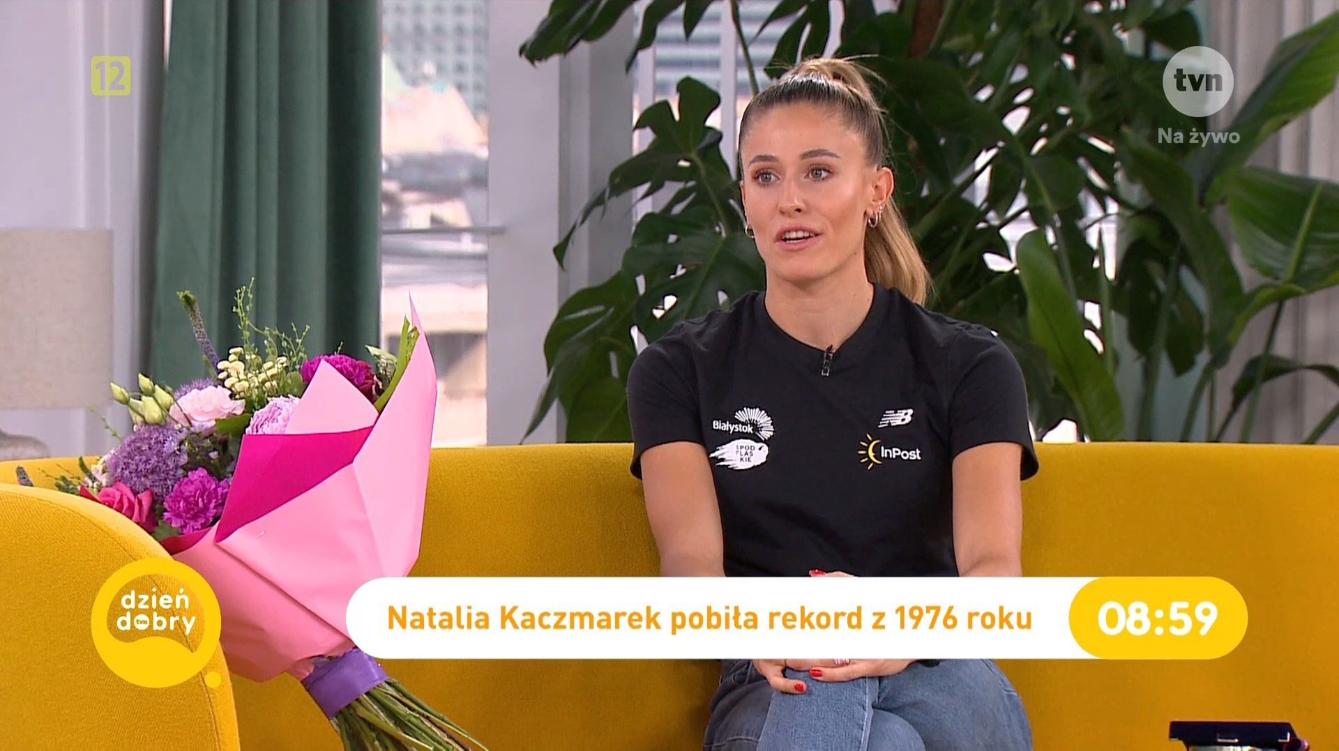 Kadr z programu "Dzień Dobry TVN"