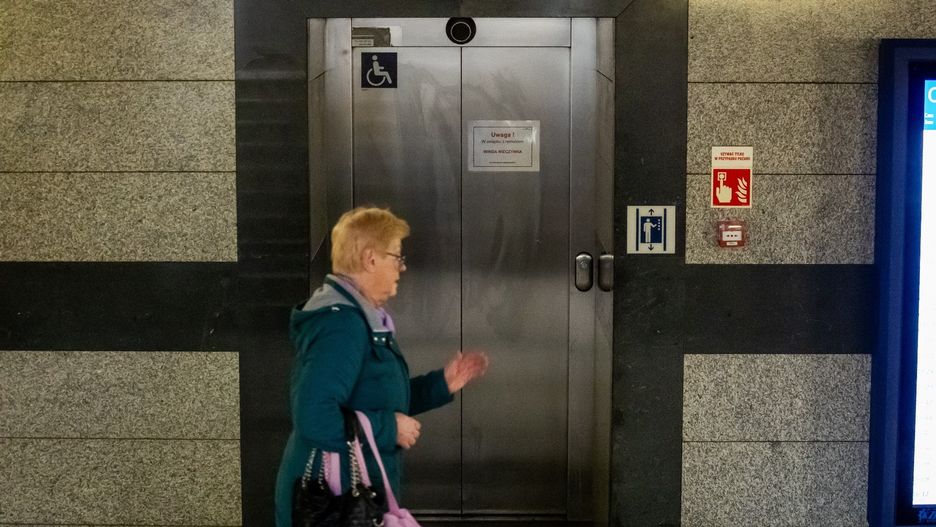 Część wind na bydgoskim dworcu została wyłączona z użytku z powodu prac remontowych