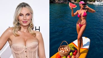 48-letnia Sylwia Gliwa w bikini dryfuje na desce z koszem jaj i owocami, chwaląc się PRZEROBIONĄ talią (FOTO)