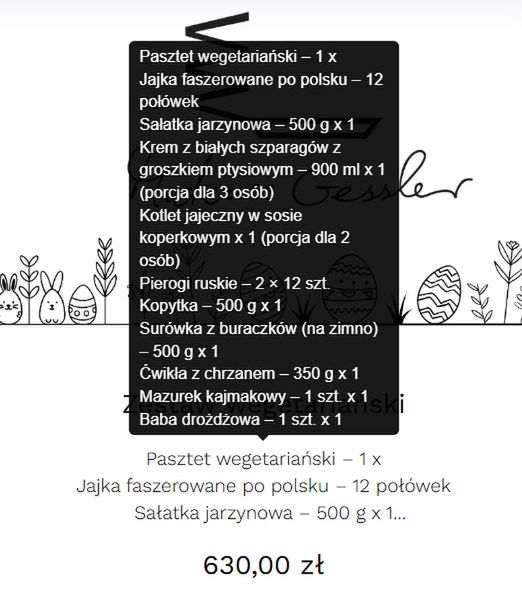 Zestaw wielkanocny od Mateusza Gesslera