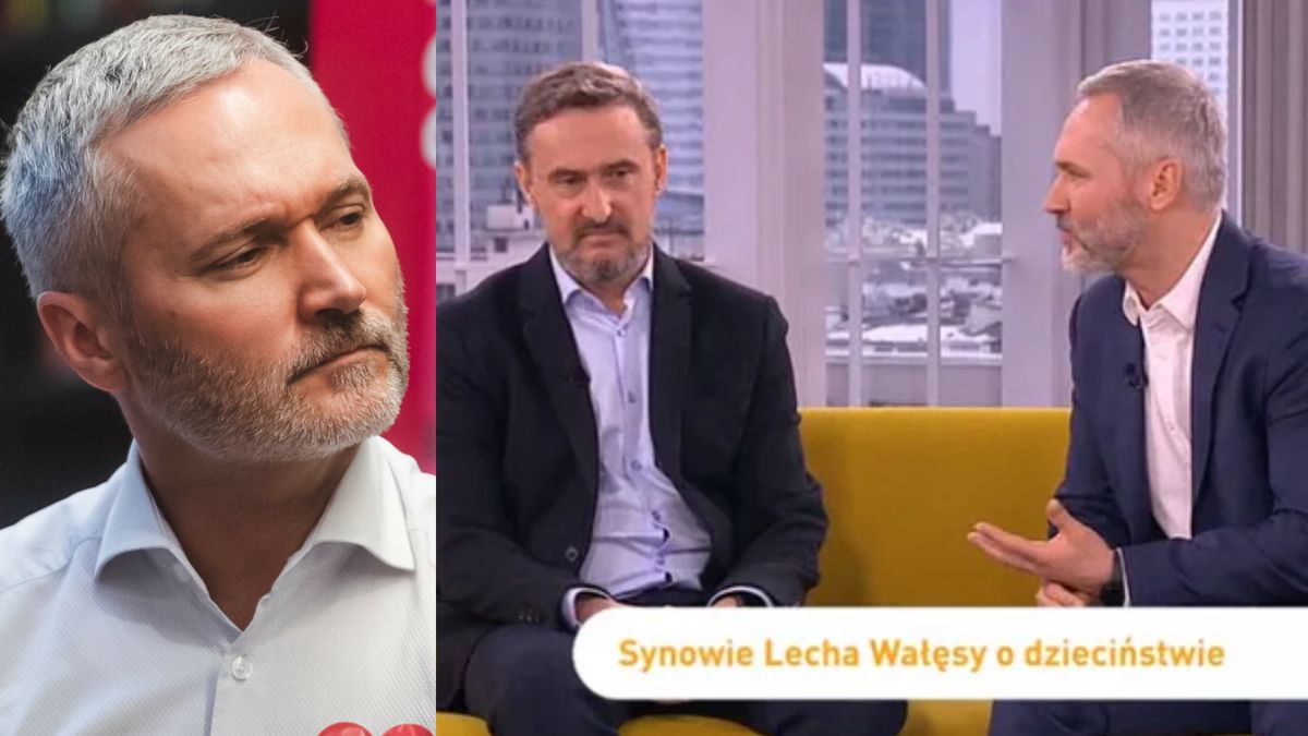 Jarosław Wałęsa komentuje wymianę doświadczeń z bratem na kanapie "Dzień dobry TVN"